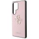 6. Etui Guess Grained Big 4G Logo Small Classic Logo do Samsung Galaxy S25 Ultra różowy