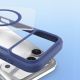 6. Etui Dux Ducis Skin X Pro na iPhone 17 Pro z portfelem, kompatybilne z MagSafe – niebieskie