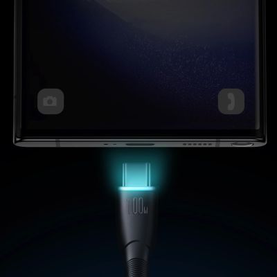 9. Kabel Joyroom Starry series SA32-AC6 100W USB-A / USB-C 1m - czarny