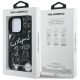8. Etui Karl Lagerfeld Grained Pattern & Logo MagSafe na iPhone 16 Pro Max - czarne
