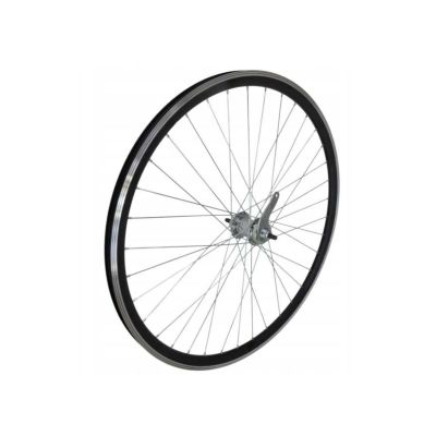 Koło 28'' tył torpedo stożek P-srebrna/O-czarna