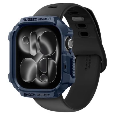 3. Etui Spigen Rugged Armor na Apple Watch 42 mm - granatowe