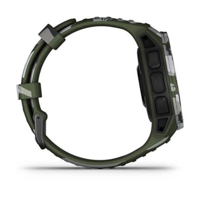 5. Zegarek Garmin Instinct Solar Camo Zielony (010-02293-06)