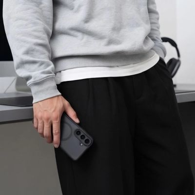 7. Etui Tech-Protect BasicMag MagSafe na Samsung Galaxy S26 FE - czarne matowe