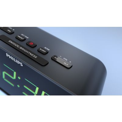 5. Philips TAR3306/12 budzik Cyfrowy budzik Czarny