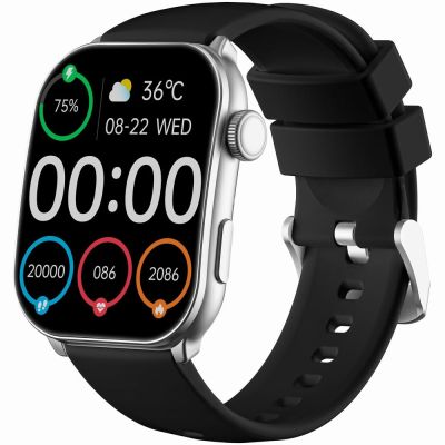 3. Smartwatch Damski GRAVITY GT28-9 Pasek + Bransoleta Czarno Srebrny