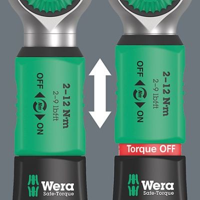 4. Klucz dynamometryczny Safe-Torque A1, 1/4', 2-12NM, 10 części