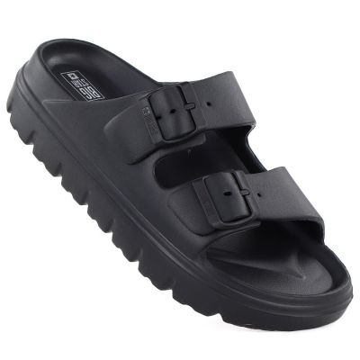 Klapki damskie basenowe na klamry czarne Big Star TT274A051