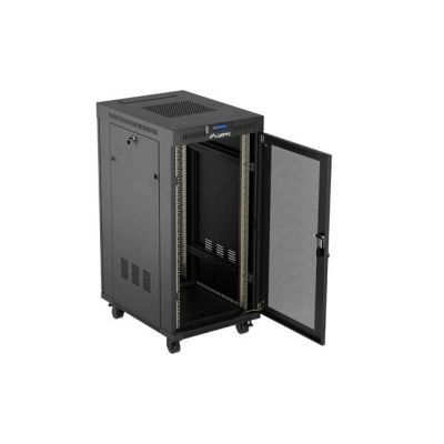 7. LANBERG SZAFA RACK STOJĄCA 19" 24U 600X800 CZARNA
