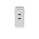 4. mophie Speedport 100 Uniwersalne Biały Prąd przemienny Szybkie ładowanie Wewnętrzna