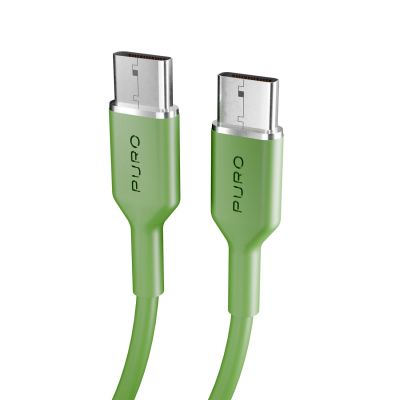 7. Kabel Puro ICON USB-C - USB-C 1,5m - zielony