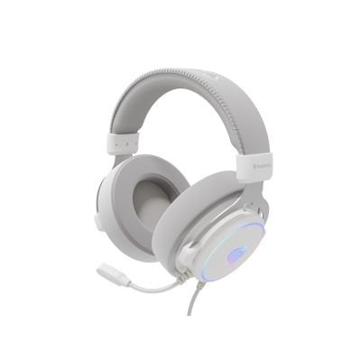 9. GENESIS Neon 764 Zestaw słuchawkowy Przewodowa Opaska na głowę Gaming USB Typu-A Biały