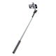 3. Wozinsky Selfie stick WH181D-Y1S teleskopowy statyw 1.75m ze stopu aluminium z podwójną lampą i uchwytem na telefon - czarny