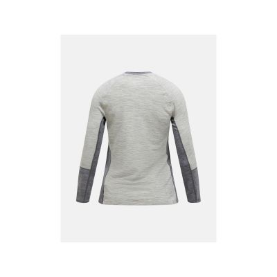 3. Koszulka Termiczna PEAK PERFORMANCE Magic Crew Wool-blend Baselayer Women szary