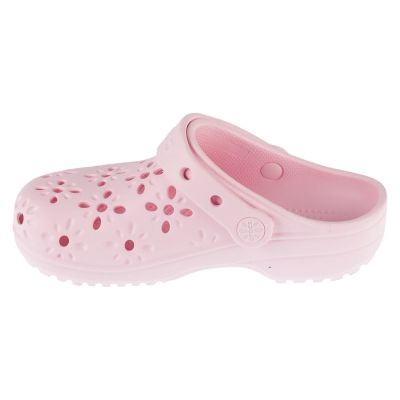 2. Crocs Classic Floral Cut Out Clog Kids  210943-6ZW Różowe 28/29