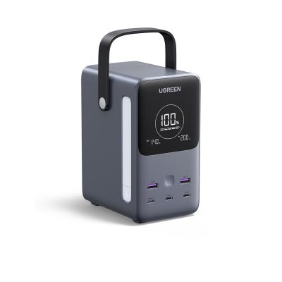 5. Ugreen Nexode Power Bank 48000 mAh Lit Szary