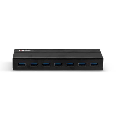 3. Lindy 43228 huby i koncentratory USB 3.2 Gen 1 (3.1 Gen 1) Type-A 5000 Mbit/s Czarny
