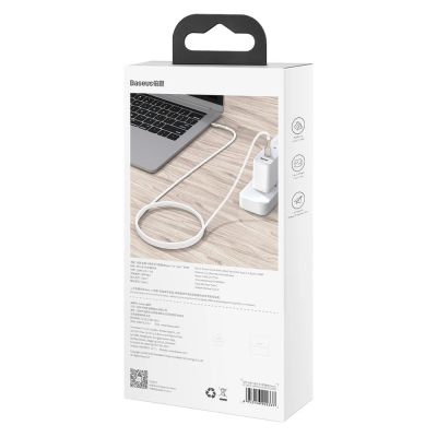 6. Kabel Baseus Cafule Series Metal Data USB-C / USB-C PD QC SCP 100W 5A 2 m - czarny