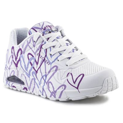 6. Buty Skechers JGoldcrown Uno Lite - Spread the Love W 155507-WLPR