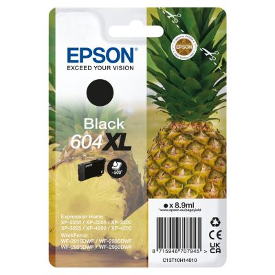 Epson 604XL nabój z tuszem 1 szt. Oryginalny Wysoka (XL) wydajność Czarny