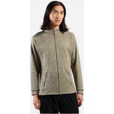 Bluza męska Odlo TENCIA Mid layer full zip beżowa