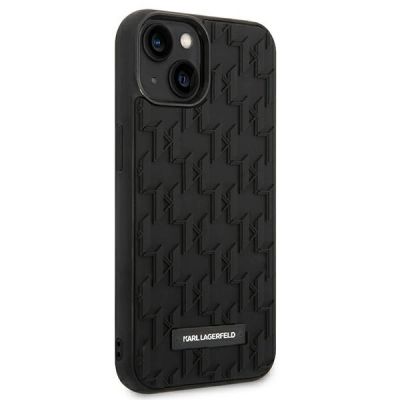 4. Etui Karl Lagerfeld 3D Monogram na iPhone 14 Plus - czarne