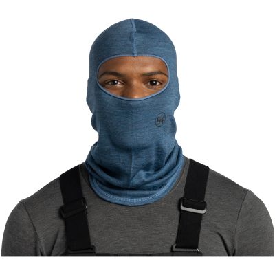 2. Kominiarka BUFF MERINO LIGHTWEIGHT BALACLAVA MULTISTRIPES szary