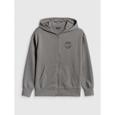 9. Bluza dresowa loose z kapturem chłopięca 4F 4FJRSS26TSWSM2934-25S