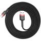 11. BASEUS KABEL CAFULE 2A 2M (CZERWONO-CZARNY)