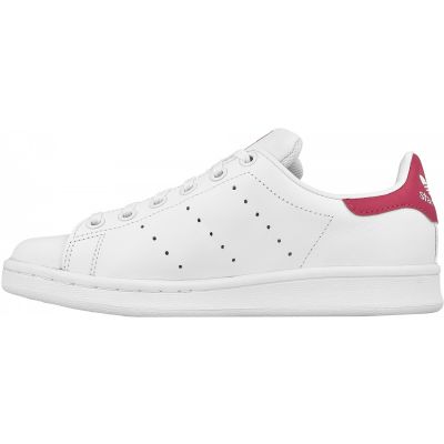 Dziecięce buty lifestyle inspirowane obuwiem tenisowym Stan Smith, kolor biały, skóra naturalna i syntetyczna