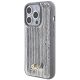 2. Etui Guess Sequin Script Metal na iPhone 15 Pro Max - srebrne