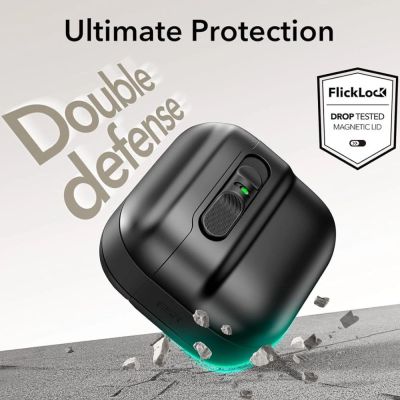 7. Etui ESR Pulse Halolock Magsafe na AirPods 4 - czarne