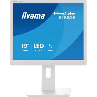 13. iiyama ProLite B1980S-W1 monitor komputerowy 48,3 cm (19") 1280 x 1024 px SVGA LED Biały