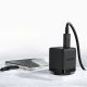 11. Ładowarka sieciowa Baseus Palm 1C 20W (z kablem Baseus Mini White USB-C 60W (20V/3A) 1m) - czarna