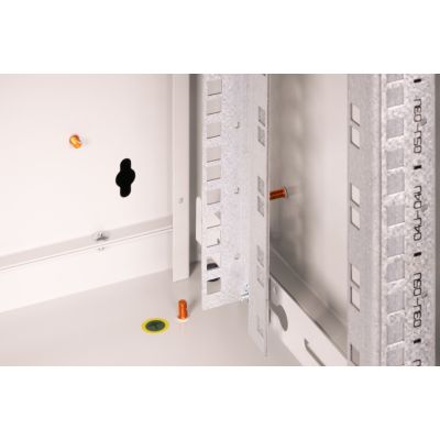 5. Digitus Szafa sieciowa wisząca Unique 19" 7U rack 600x450, drzwi szyba, szary, niedzielona, złożona, 100kg