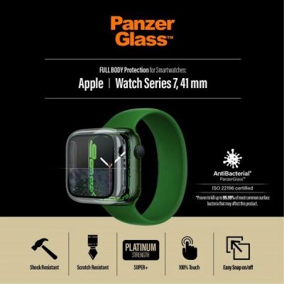 8. Etui PanzerGlass Full Body na Apple Watch 7 / 8 41 mm - przezroczyste