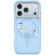 3. Etui Karl Lagerfeld Script Logo MagSafe na iPhone 18 Pro / 17 Pro - jasnoniebieskie