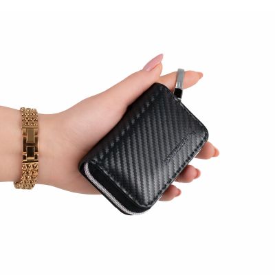 7. Etui Wozinsky WBS-20 RFID antykradzieżowe na klucze samochodowe - klatka Faradaya - czarne