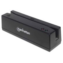 MANHATTAN Magnetkartenleser USB drei Spuren Leser   schwarz