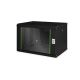 10. Digitus Szafa sieciowa wisząca Unique 19" 7U rack 600x450, drzwi szyba, czarny, niedzielona, złożona, 100kg