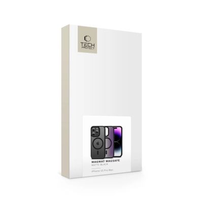 6. Etui Tech-Protect MagMat MagSafe na iPhone 15 Pro Max - czarny mat