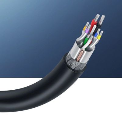 6. Kabel Ugreen US128 10371 USB-A 3.0 / USB-A 3.0 5Gb/s 2m - czarny