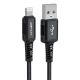 Acefast kabel MFI USB - Lightning 1,8m, 2,4A czarny (C4-02 A Black)