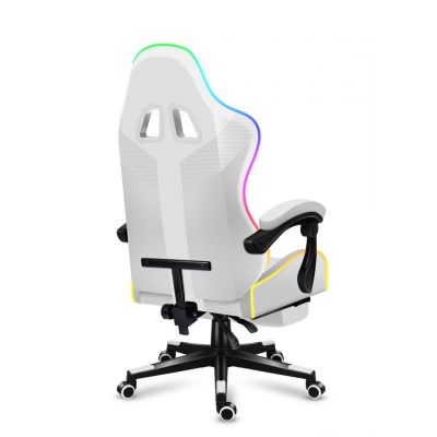 8. Fotel gamingowy Huzaro Force 4.7 RGB White