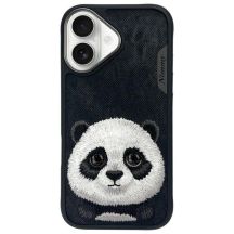 Etui Nimmy Big Eyed Pet 2.0 Panda na iPhone 16 - czarne