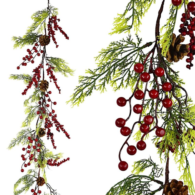 3. GIRLANDA DEKORACYJNA 175CM CZERWONA