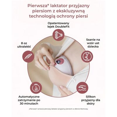 4. Laktator Momcozy M5 podwójny czerwony