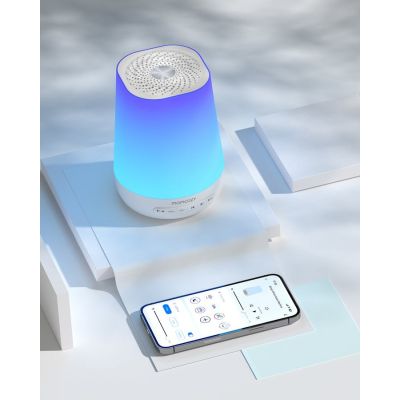 9. MOMCOZY inteligentny generator dźwięków dla niemowląt – sterowanie przez aplikację 0