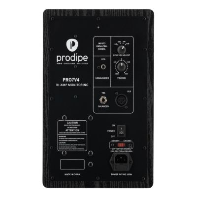 5. Prodipe Pro 7 V4 Black Wood - aktywny monitor studyjny 6,5” 100 W RMS