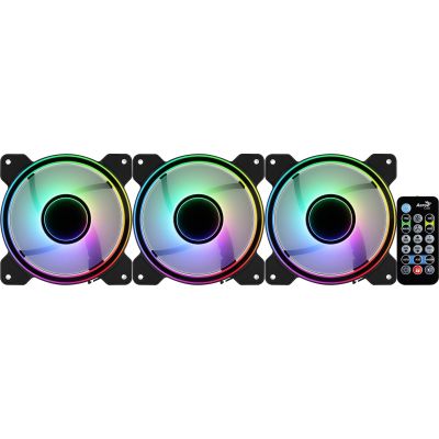 2. Wentylator + Hub AEROCOOL PGS MIRAGE 12 ARGB PRO (3x120)